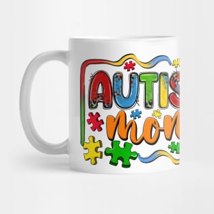 Autism Mom Life Puzzle Mothers Day Autism Mom Mug